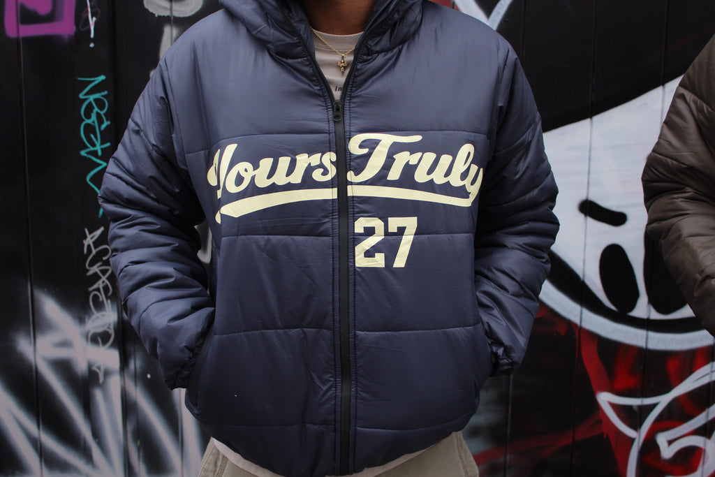 Blue Puffer Coat