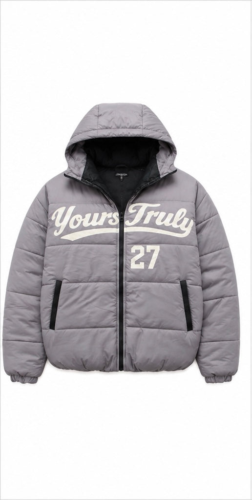 Grey Puffer Coat