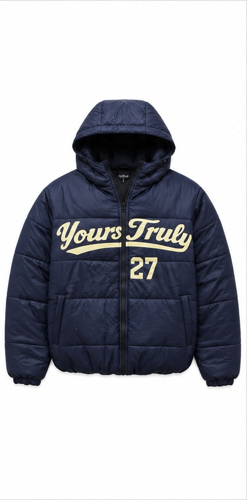 Blue Puffer Coat