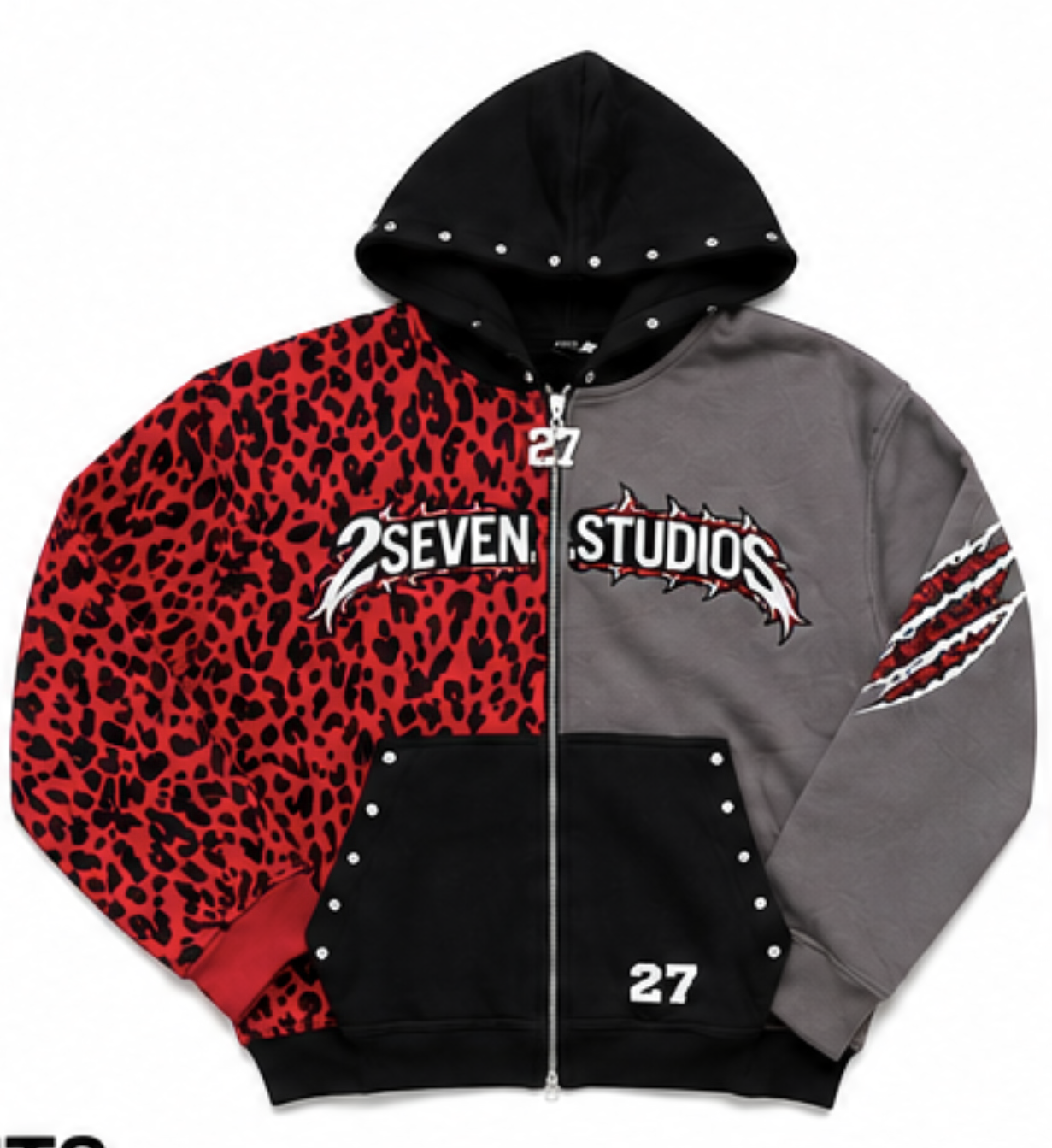 Leopard 27 Zip Up