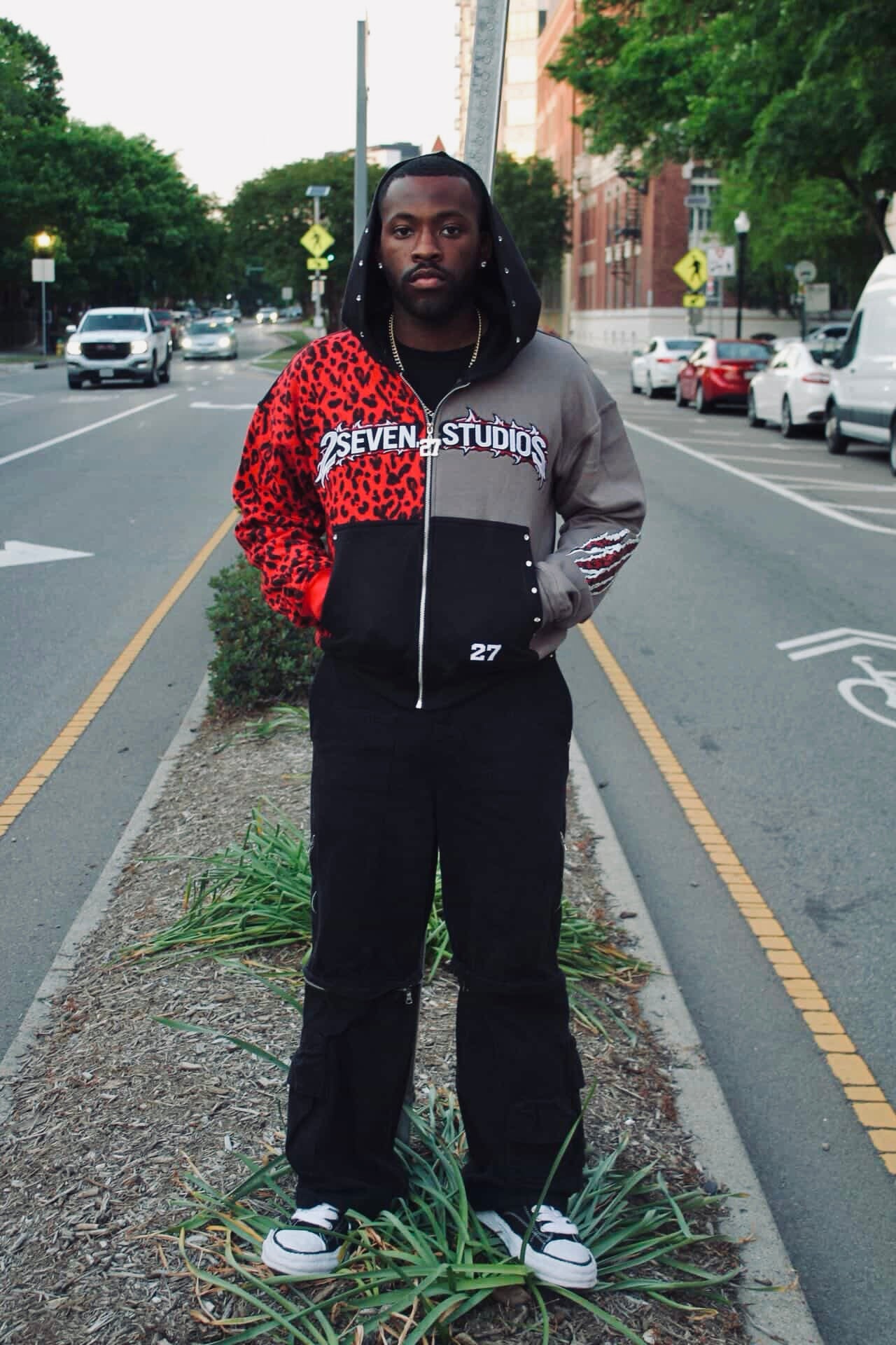 Leopard 27 Zip Up