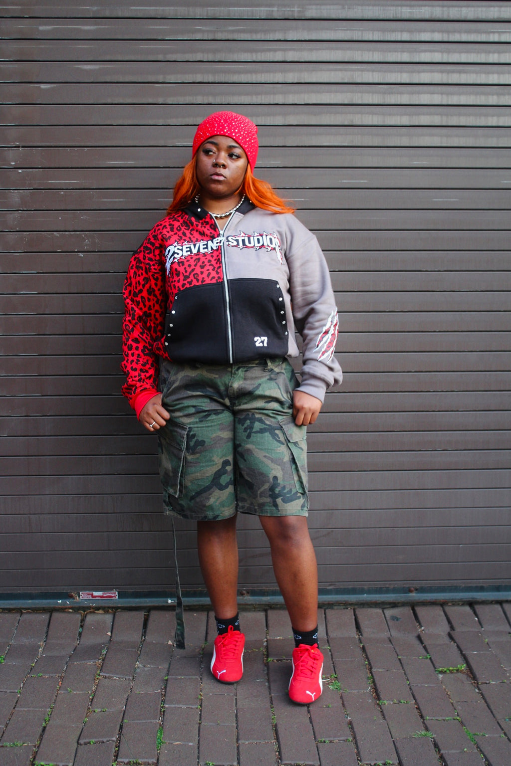 Leopard 27 Zip Up